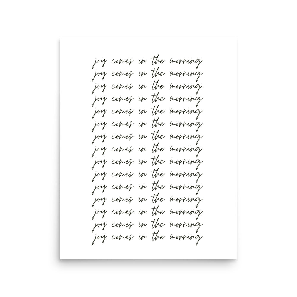 Joy Comes in the Morning | Wall Art