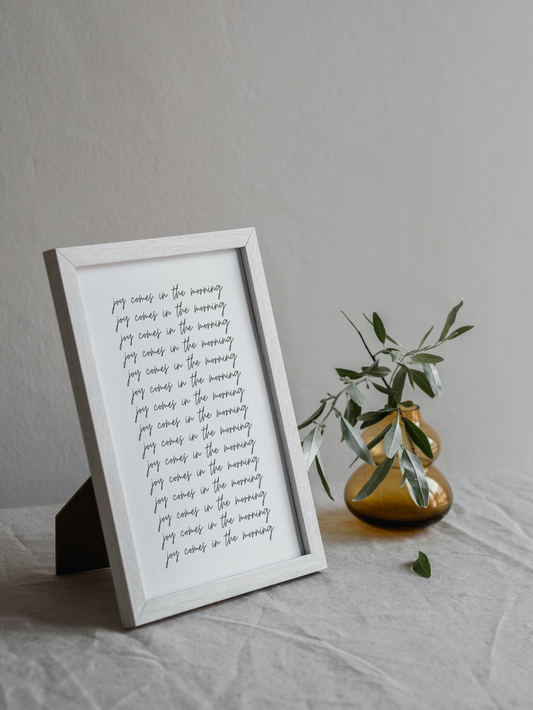Joy Comes in the Morning | Wall Art
