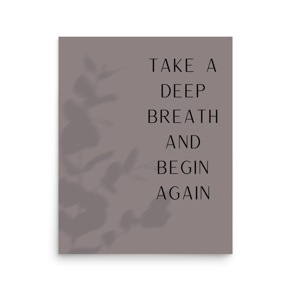 Take a Deep Breath | Wall Art