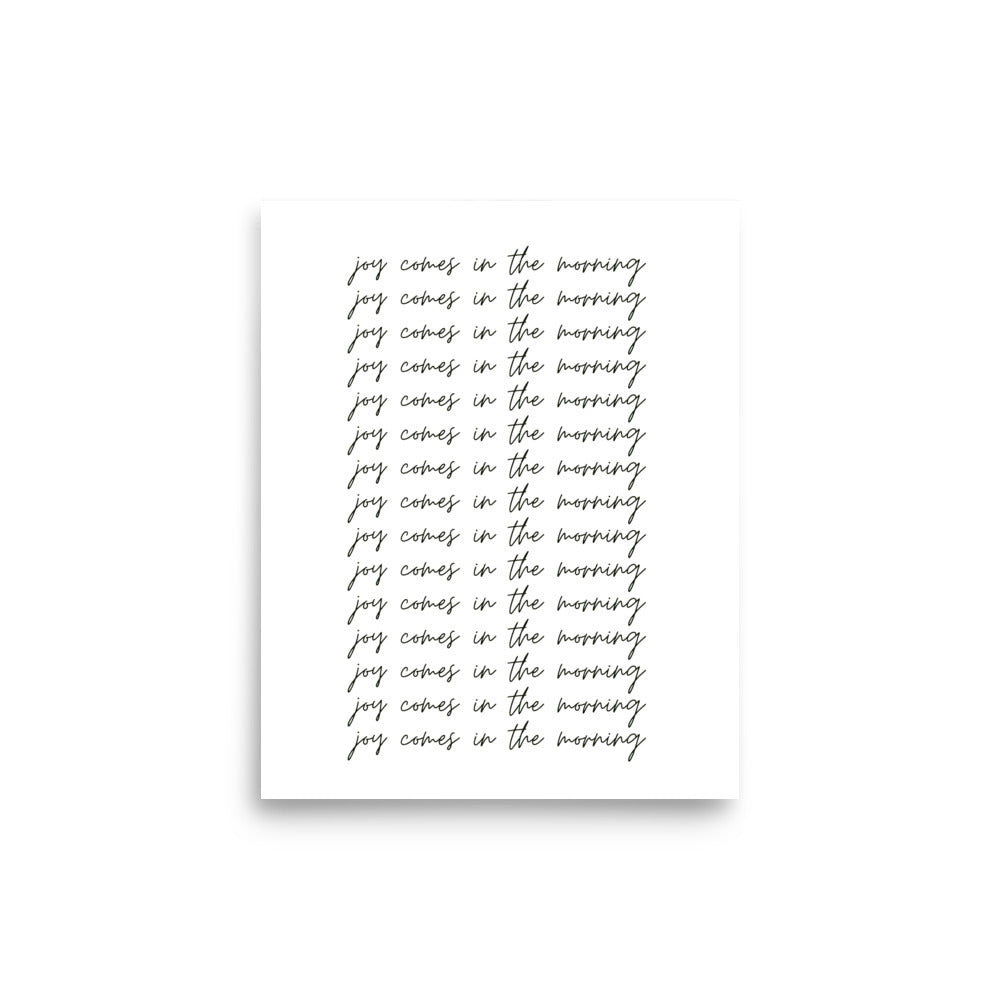 Joy Comes in the Morning | Wall Art