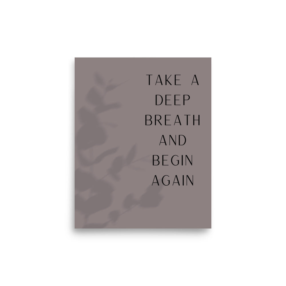 Take a Deep Breath | Wall Art